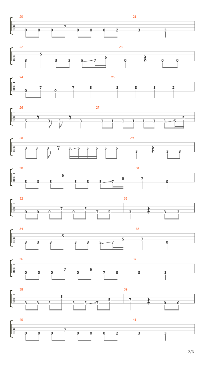 Learning To Fly吉他谱