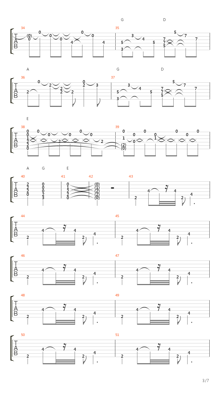 Matilda Mother吉他谱