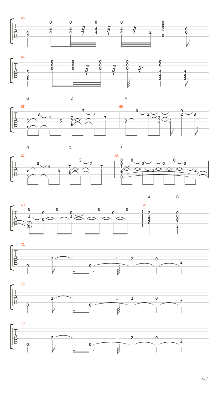 Matilda Mother吉他谱