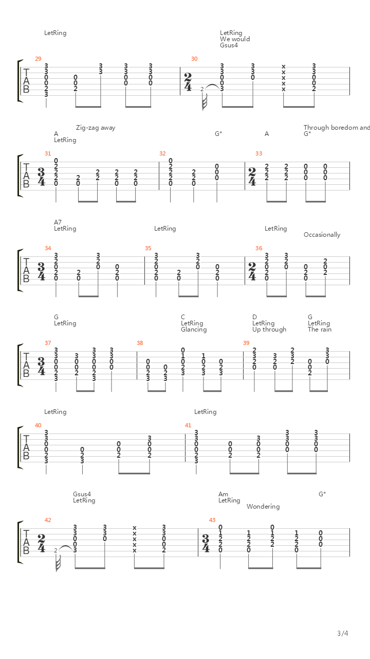 Pigs On The Wing Part 1吉他谱