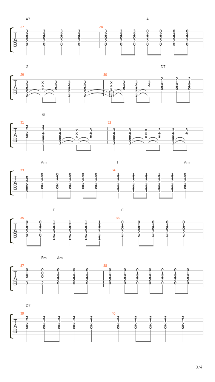 Pigs On The Wing吉他谱