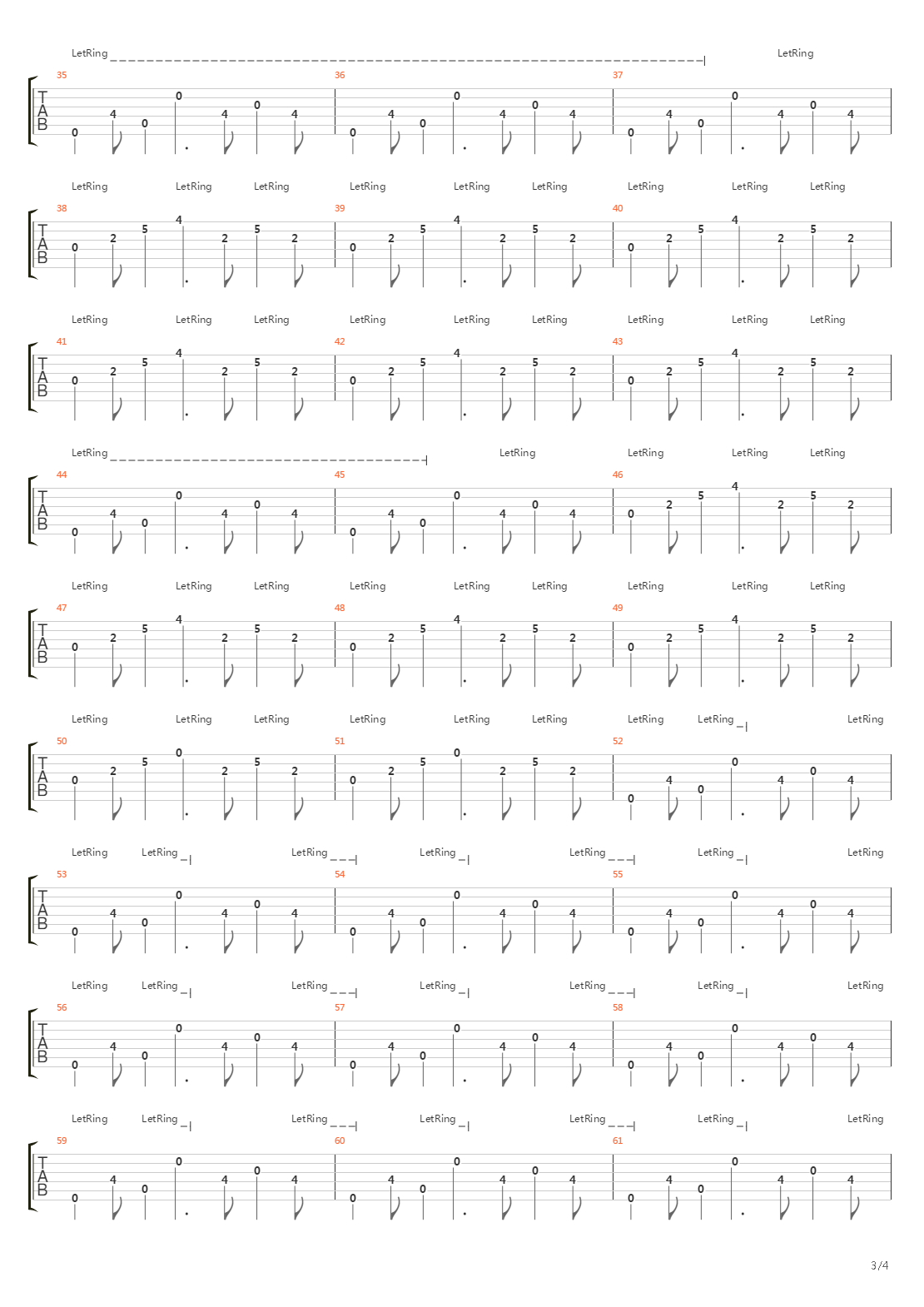 Poles Apart吉他谱