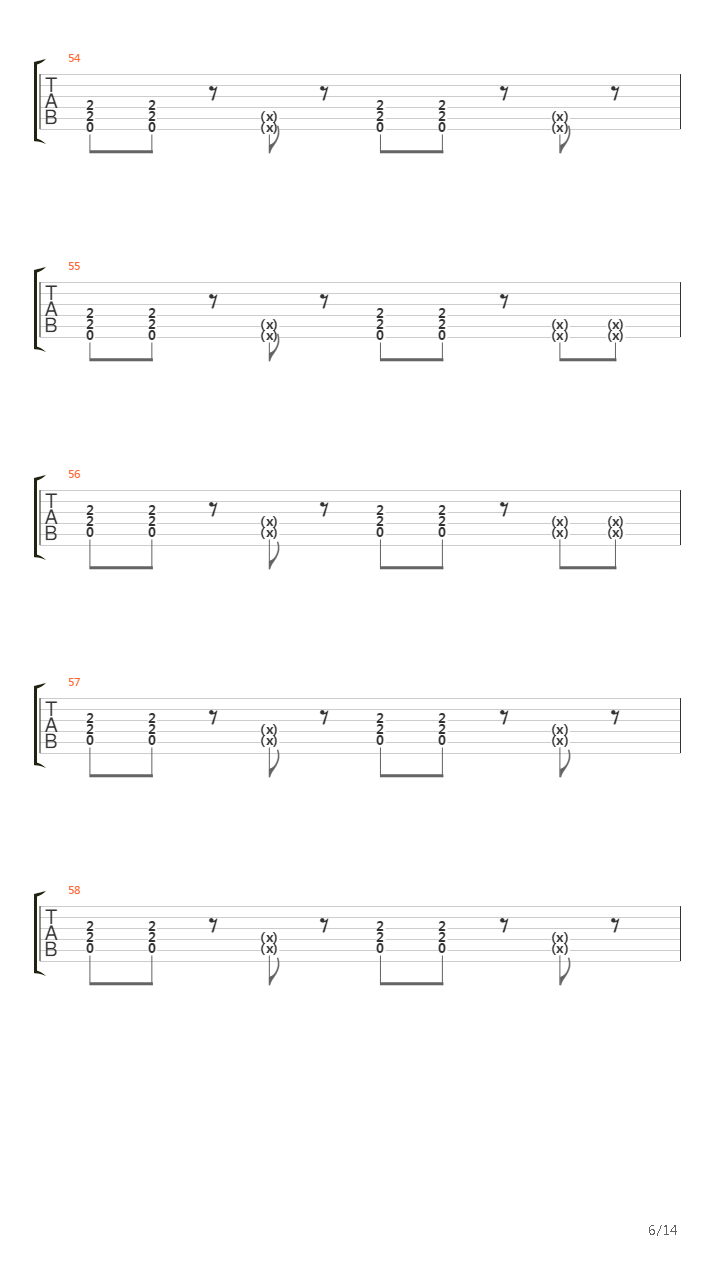 Sheep吉他谱