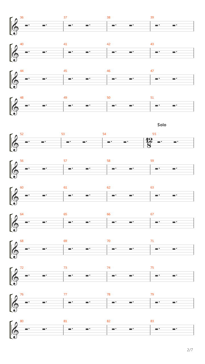 Shine On You Crazy Diamond Parts Vi - Ix吉他谱