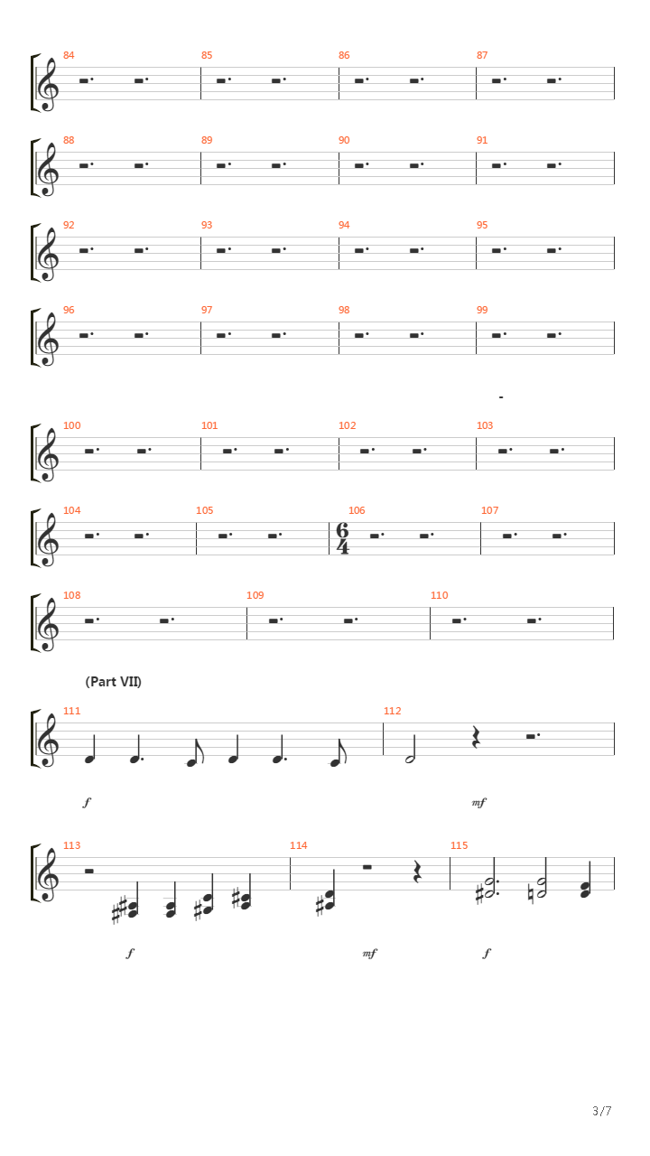 Shine On You Crazy Diamond Parts Vi - Ix吉他谱