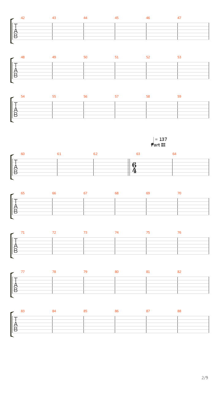 Shine On You Crazy Diamond Temp Parts I-v吉他谱