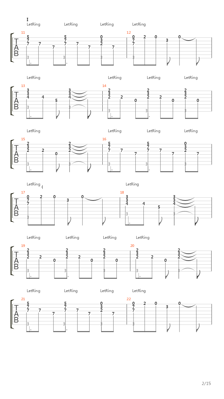 Summer 68吉他谱