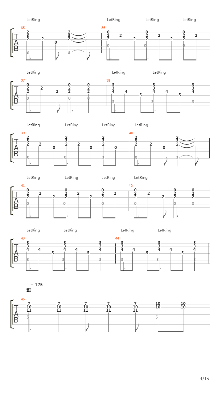 Summer 68吉他谱