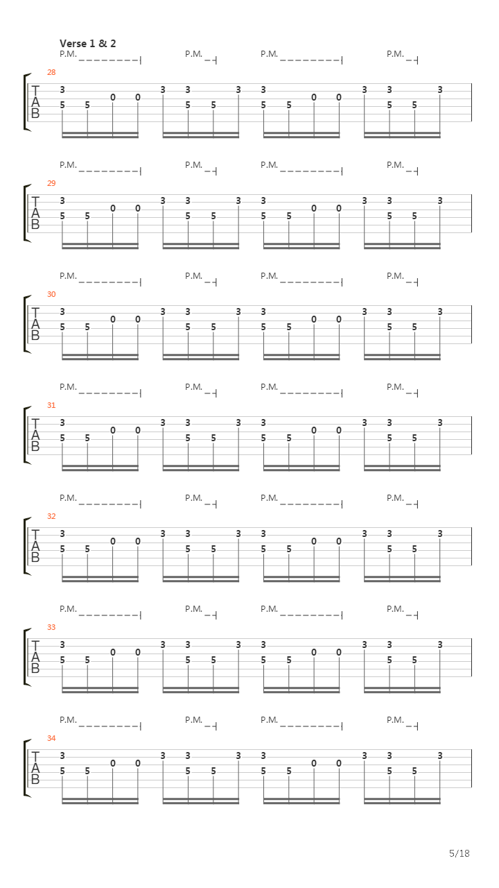 Take It Back吉他谱