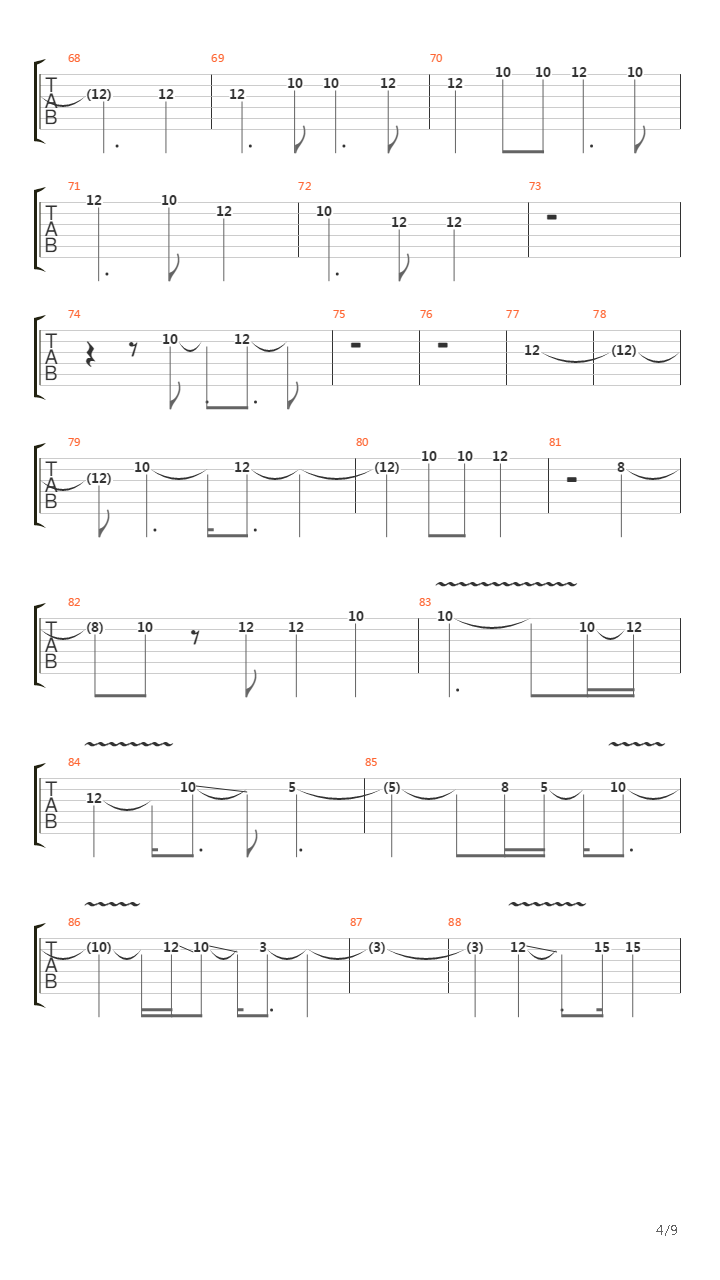 Take It Back吉他谱