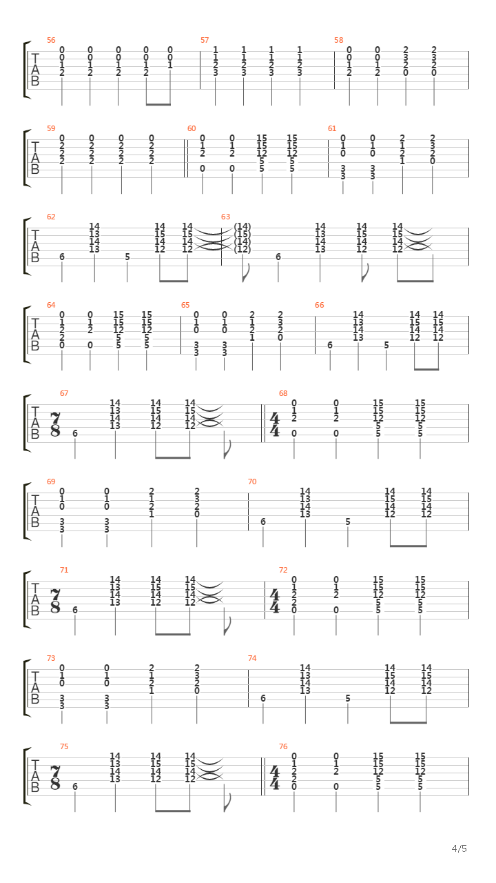 The Narrow Way Part 3吉他谱