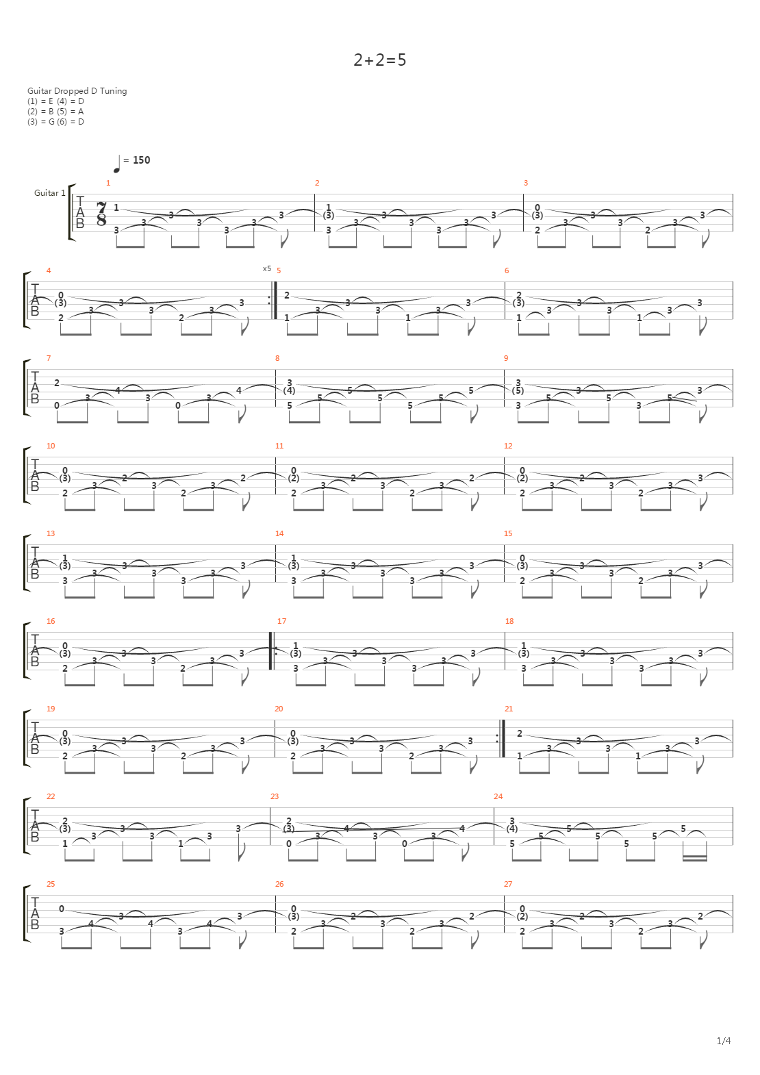 2 2 5吉他谱