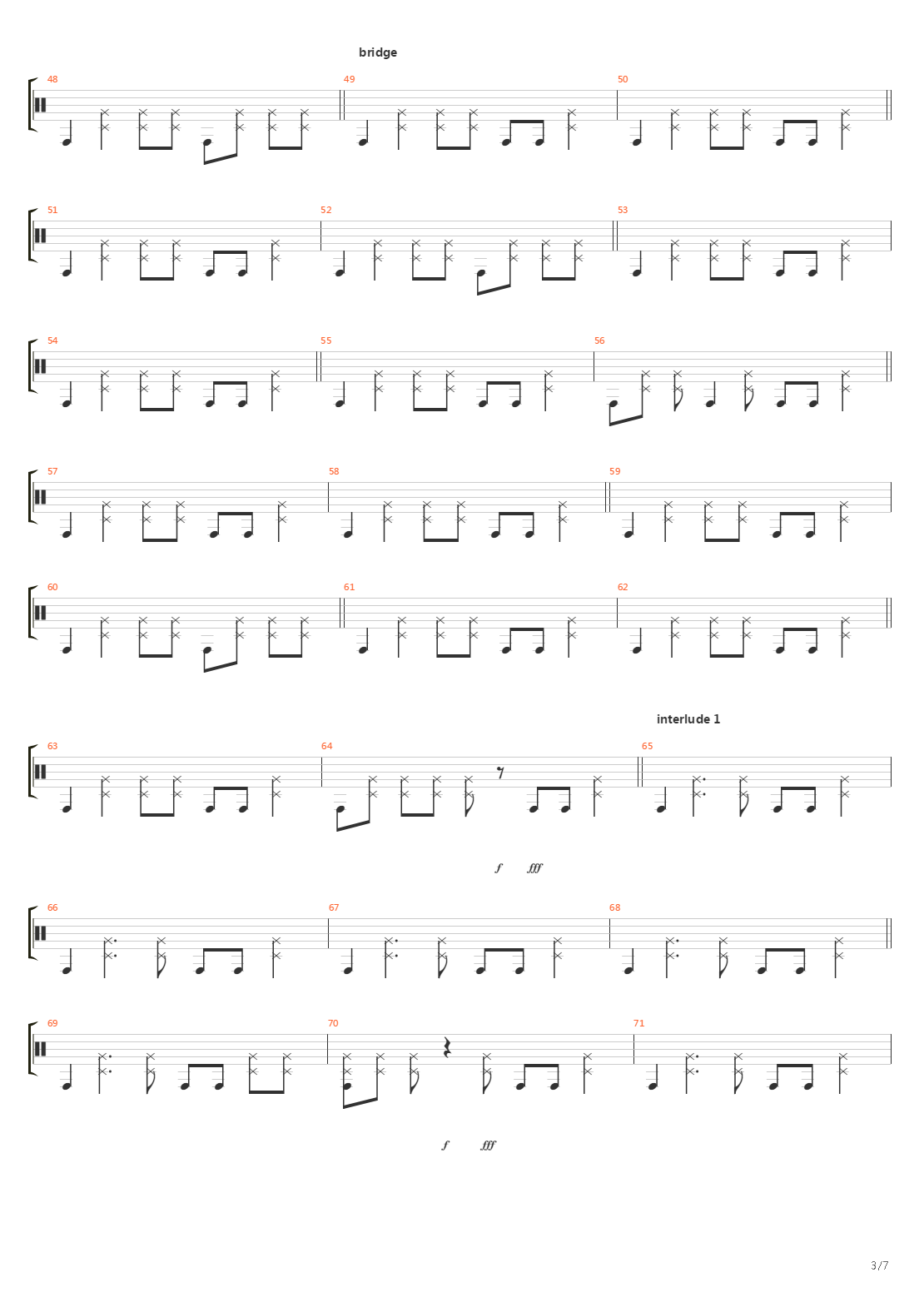 15 Step吉他谱