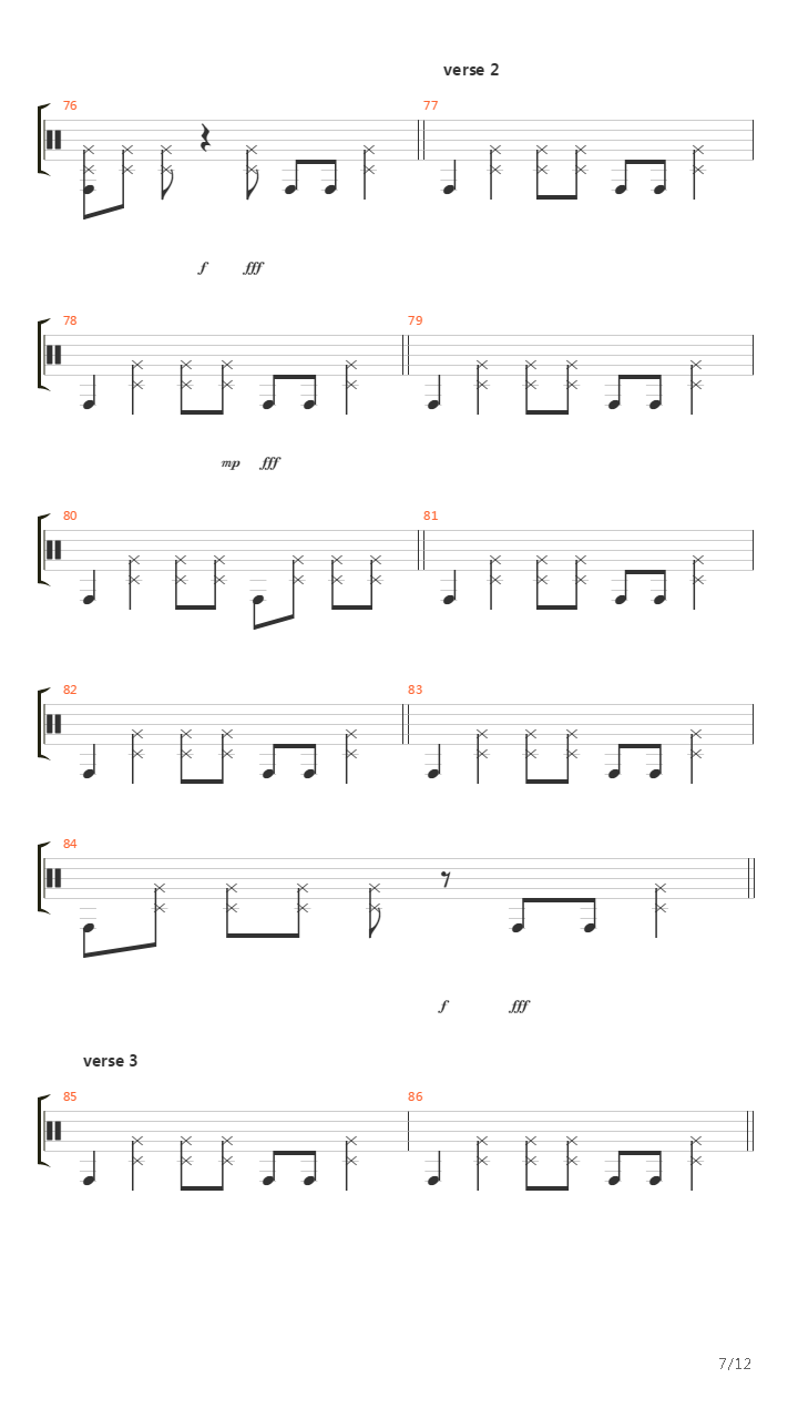 15 Step吉他谱