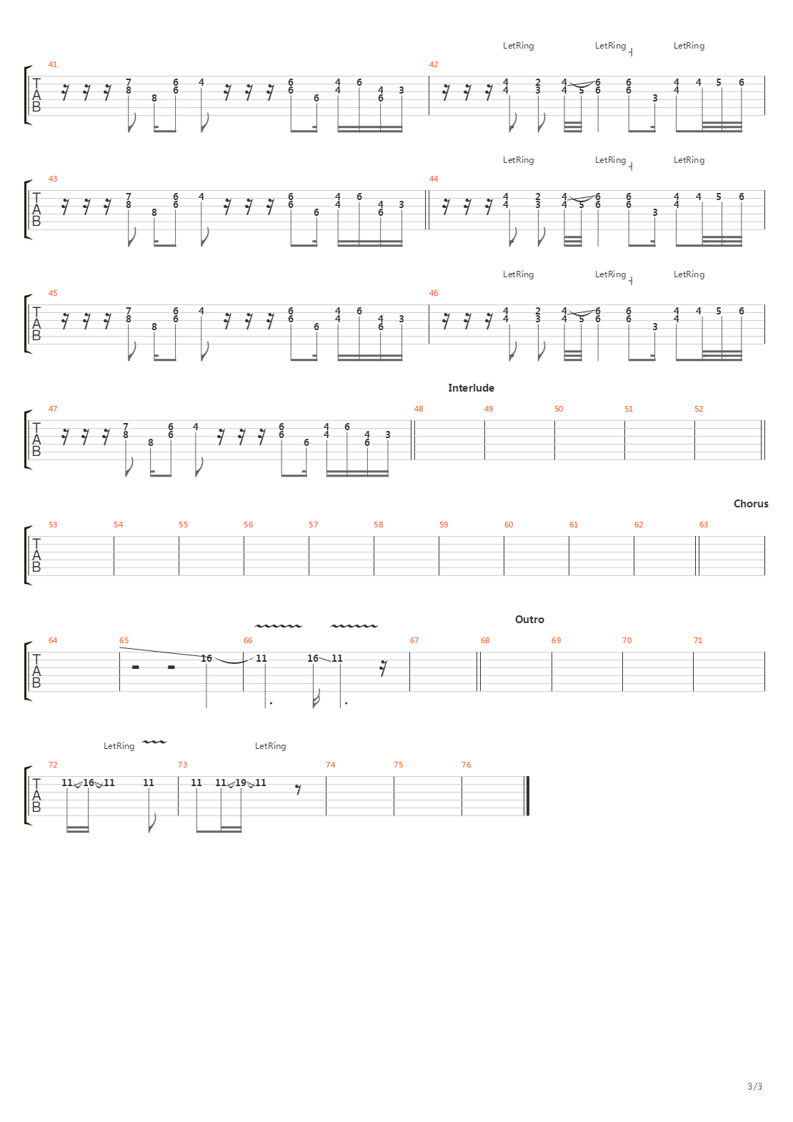 15 Step吉他谱