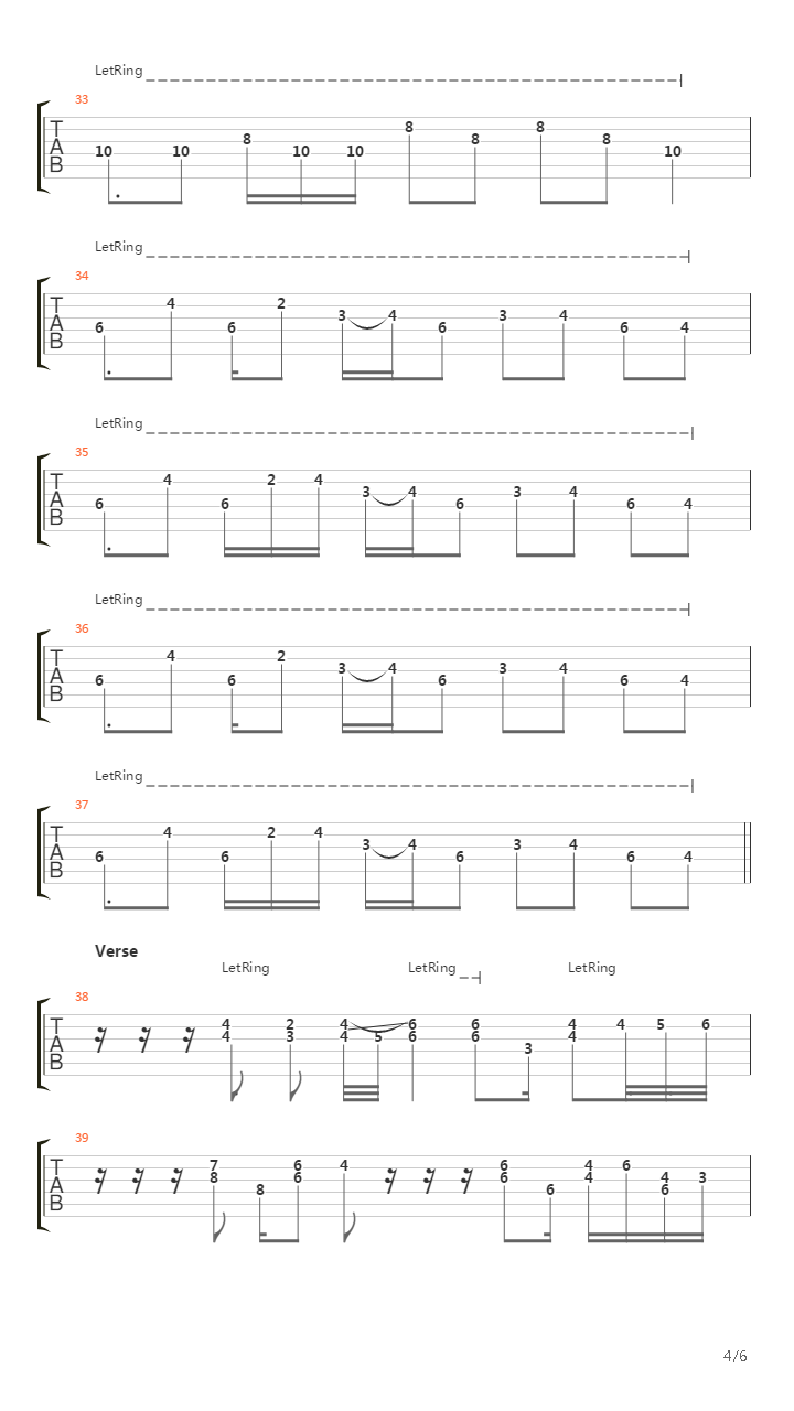 15 Step吉他谱