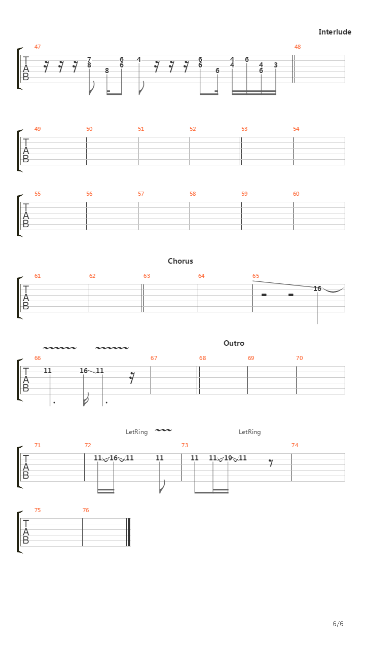 15 Step吉他谱