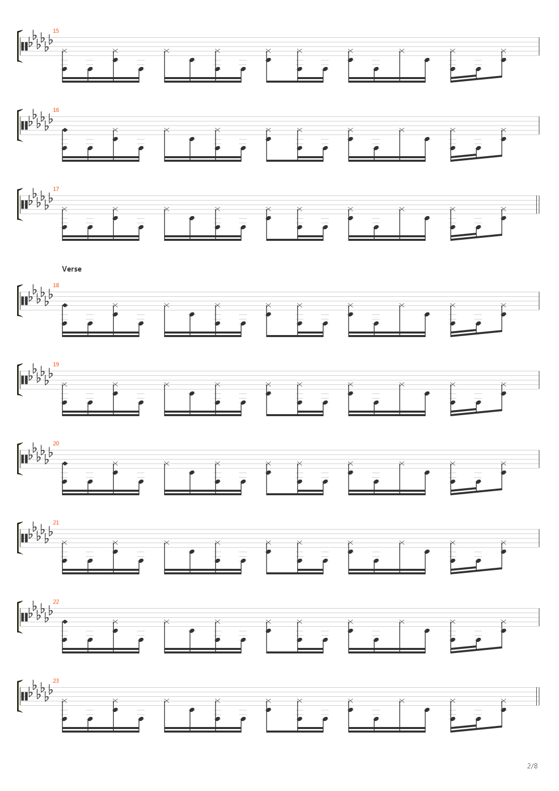 15 Step吉他谱