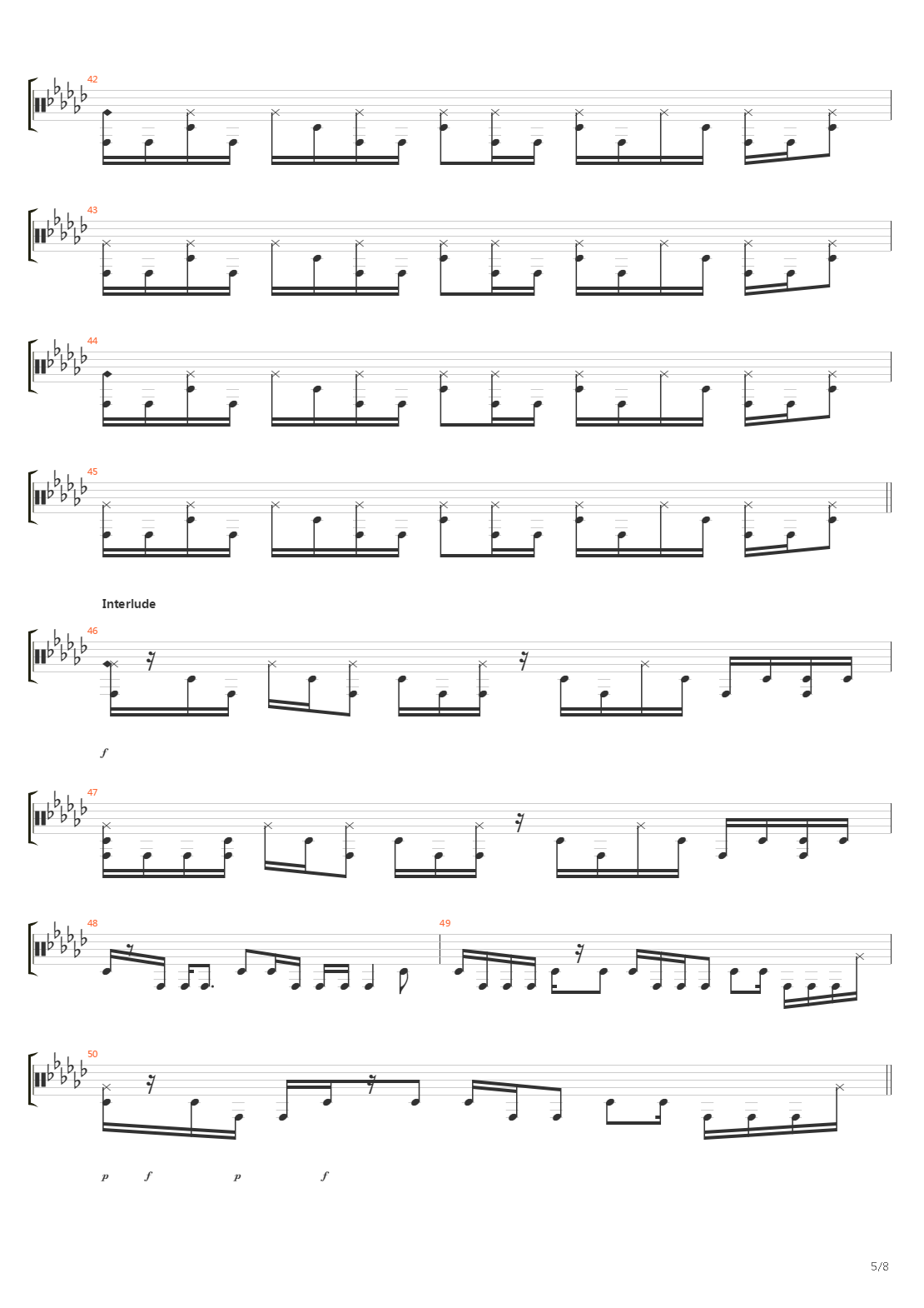 15 Step吉他谱