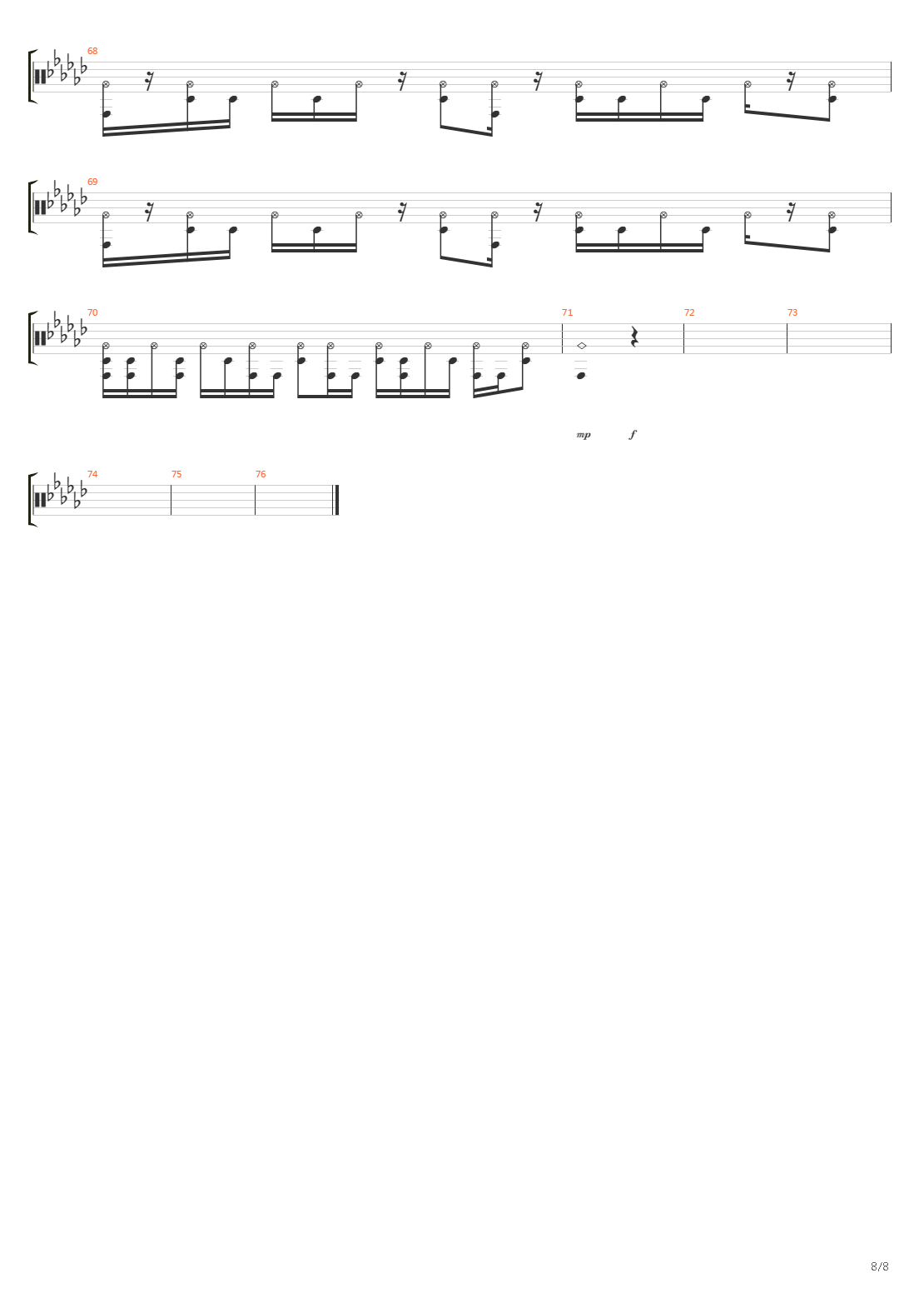 15 Step吉他谱