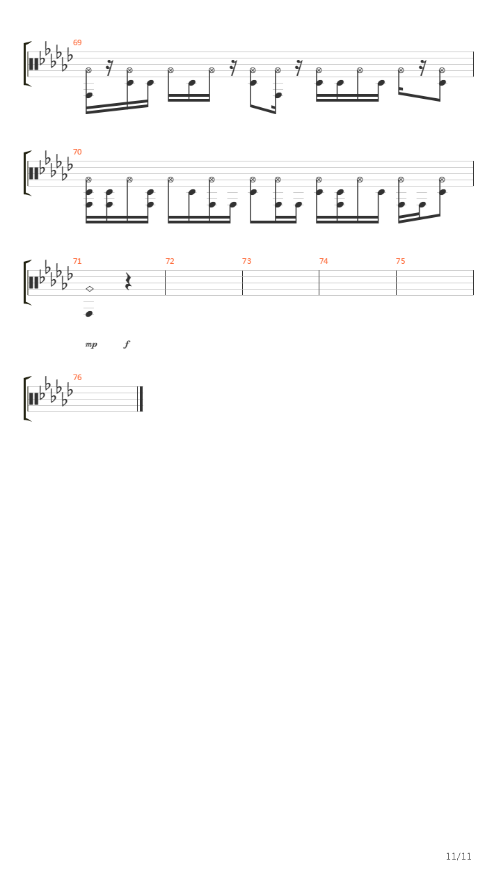 15 Step吉他谱