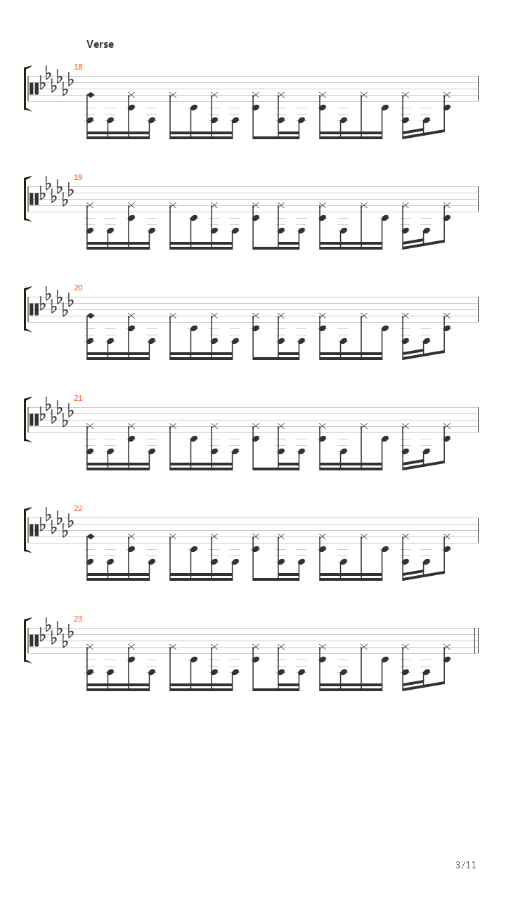 15 Step吉他谱