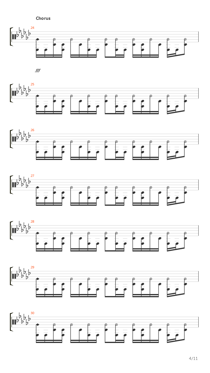 15 Step吉他谱