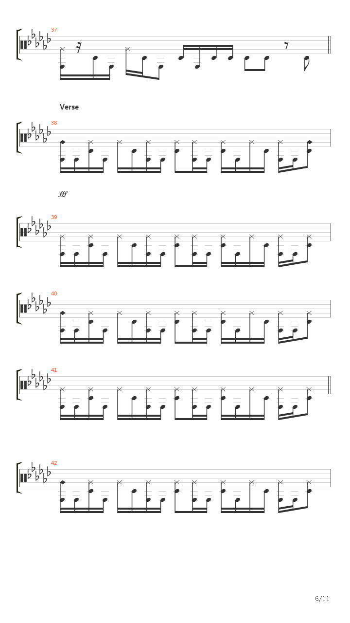 15 Step吉他谱