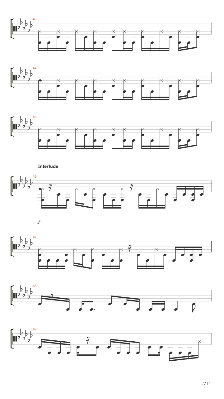 15 Step吉他谱