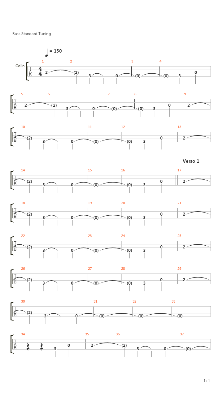 Climbing Up The Walls吉他谱