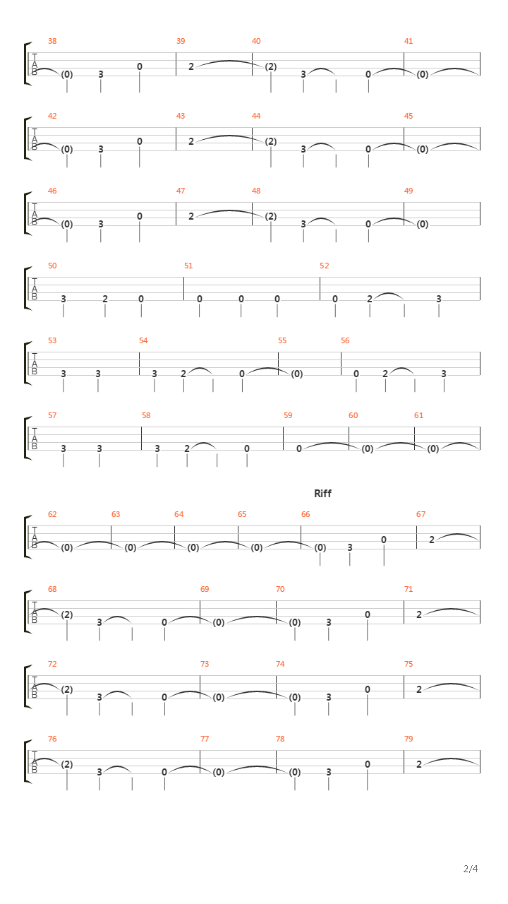 Climbing Up The Walls吉他谱