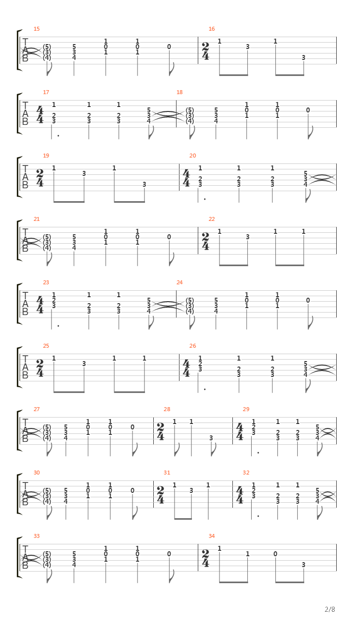 Everything In Its Right Place吉他谱