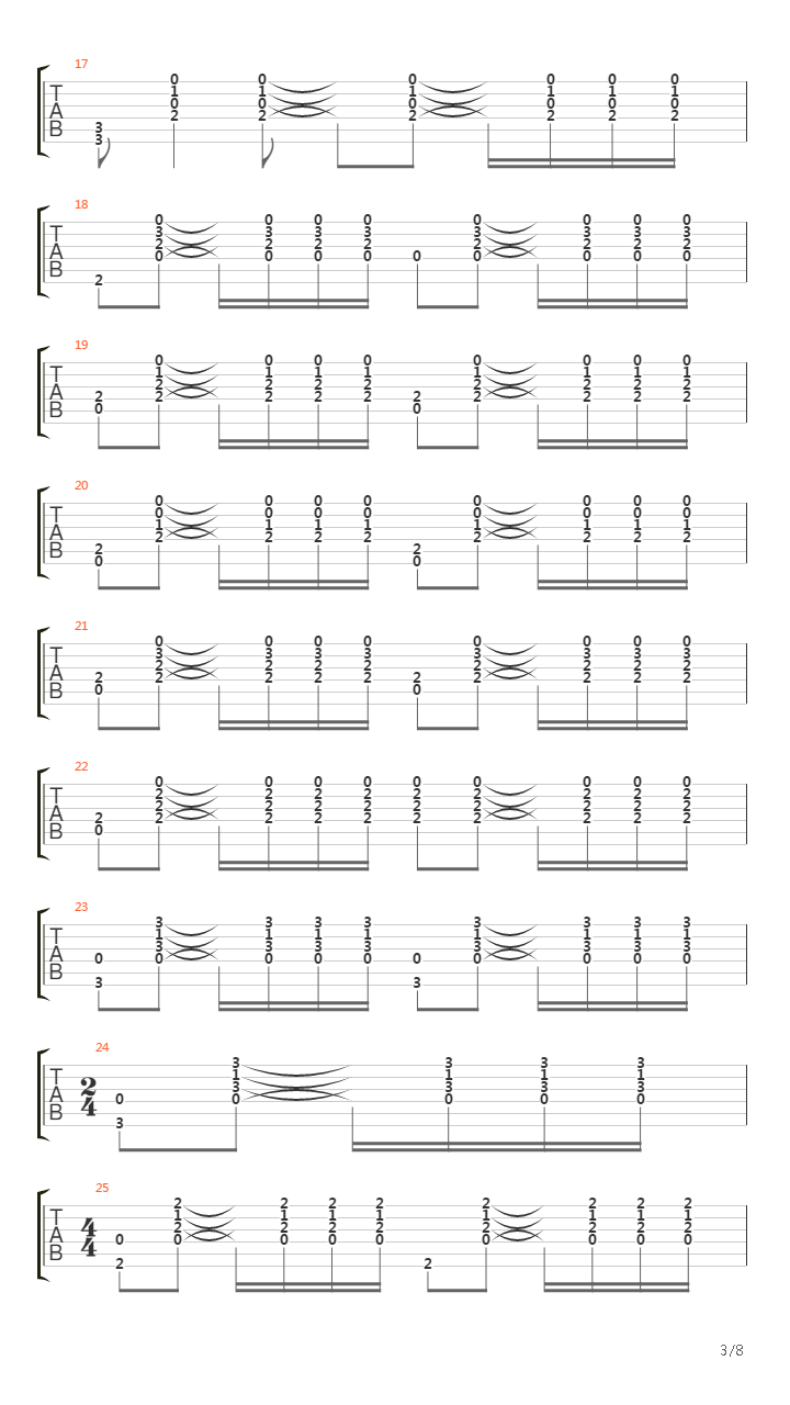 Exit Music For A Film吉他谱