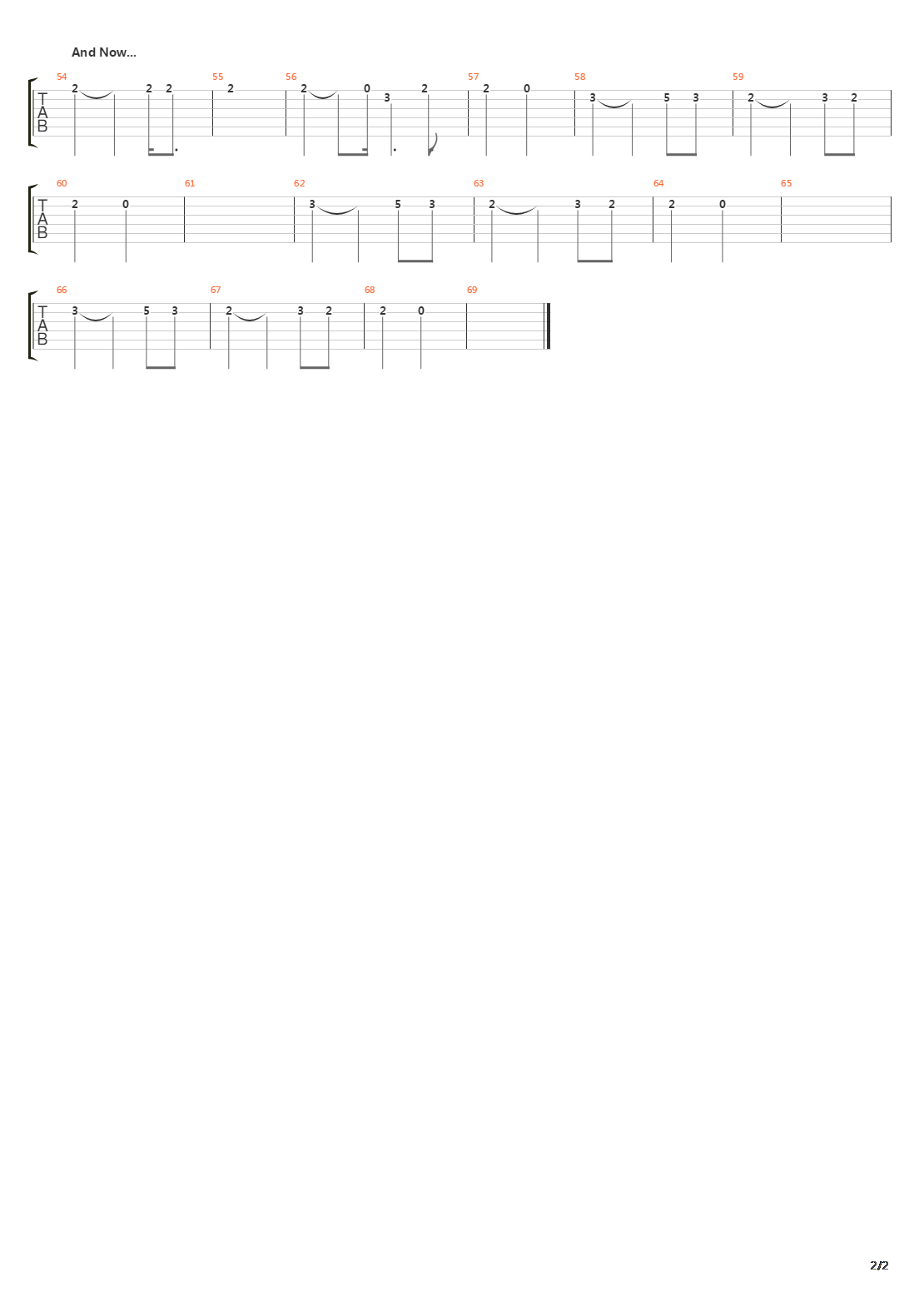 Exit Music For A Film吉他谱