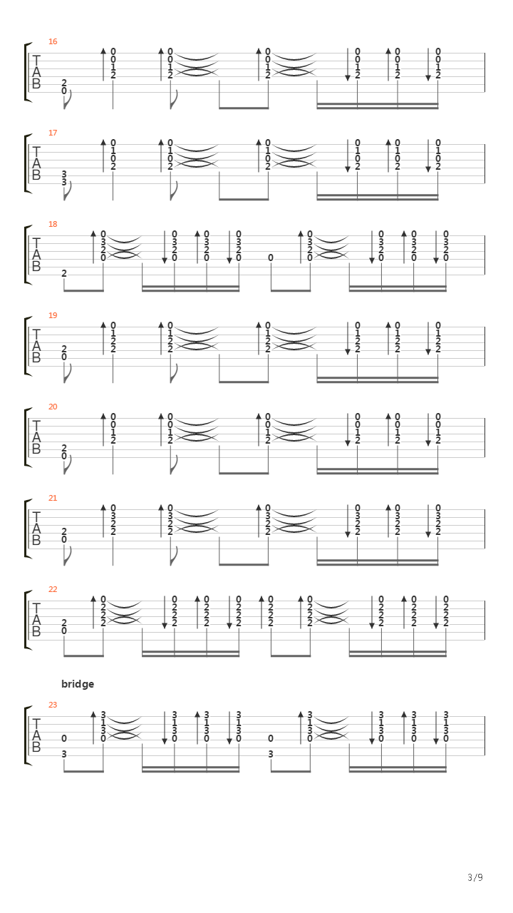 Exit Music For A Film吉他谱