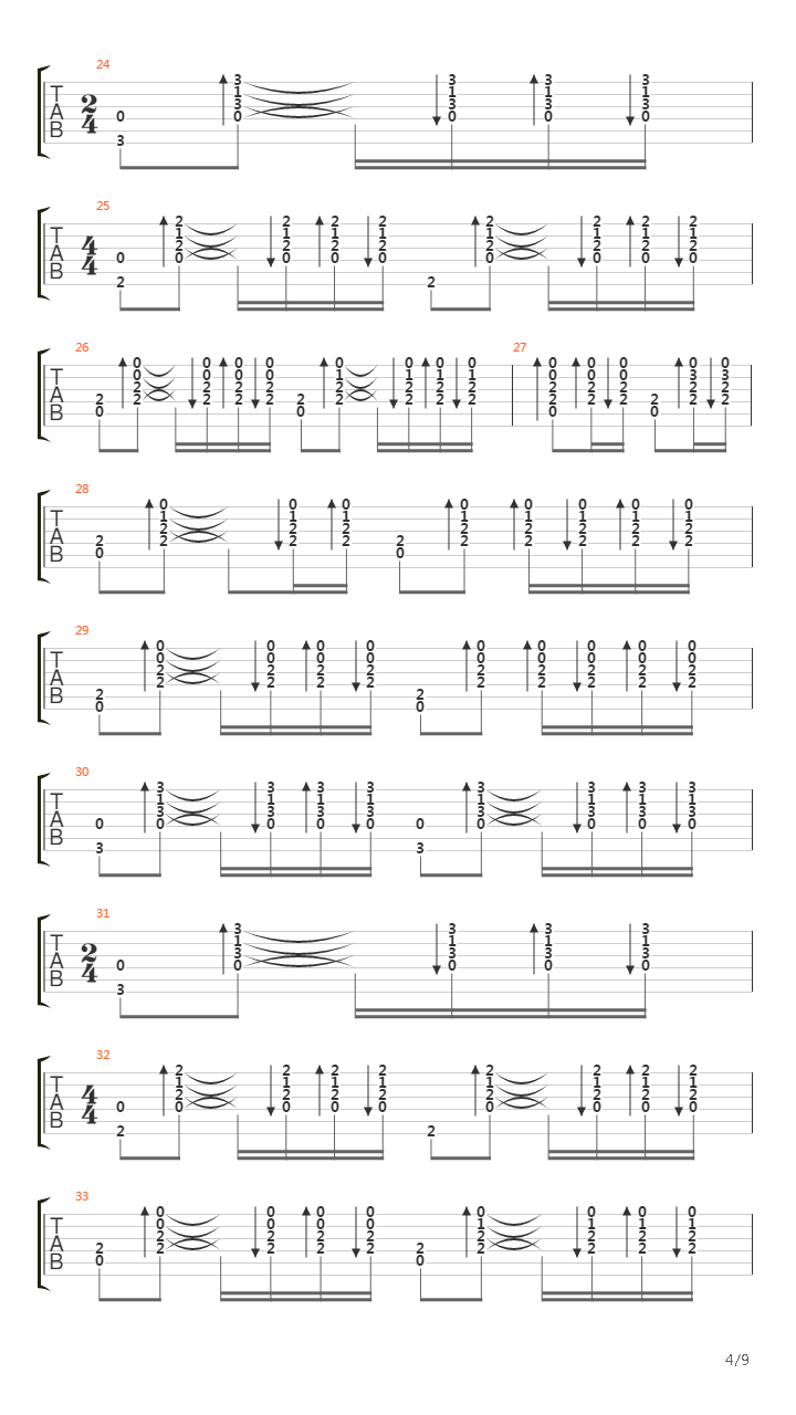 Exit Music For A Film吉他谱