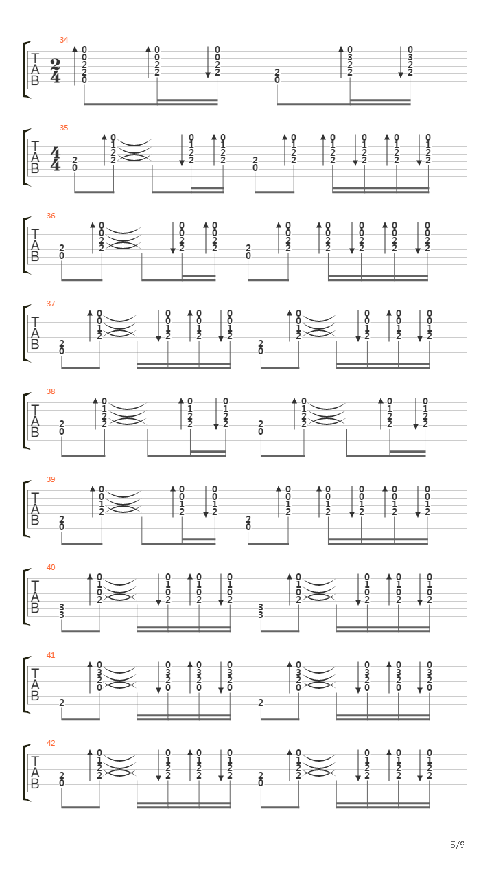 Exit Music For A Film吉他谱