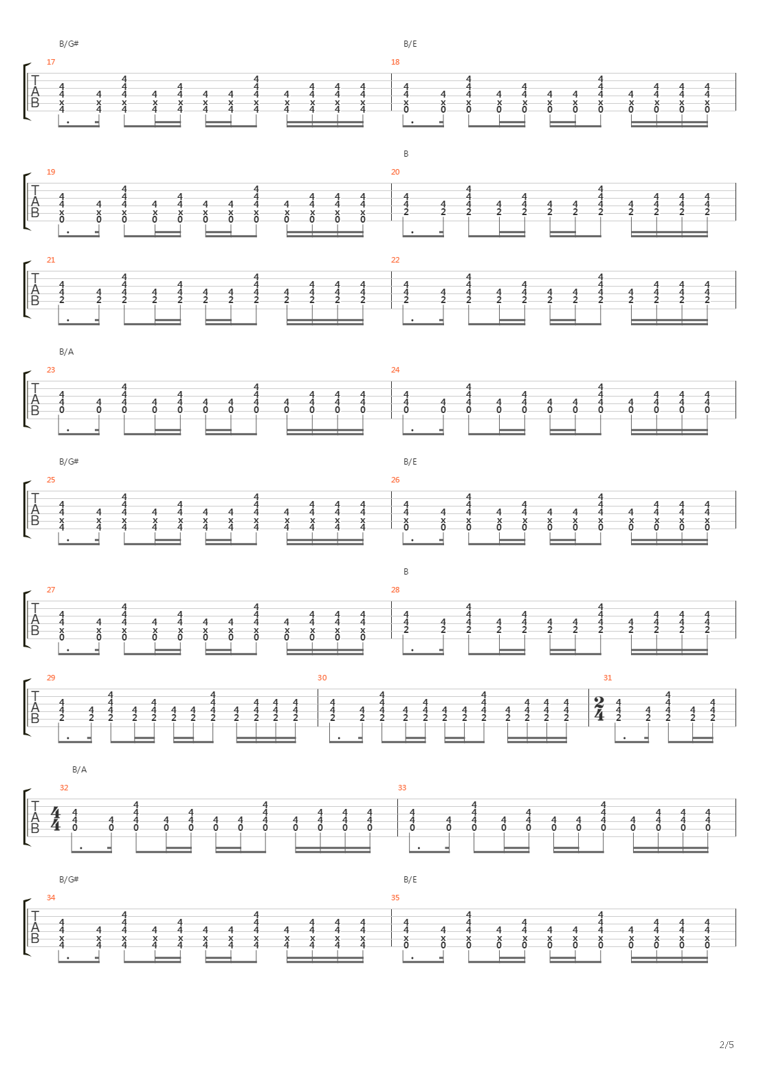 Lift吉他谱