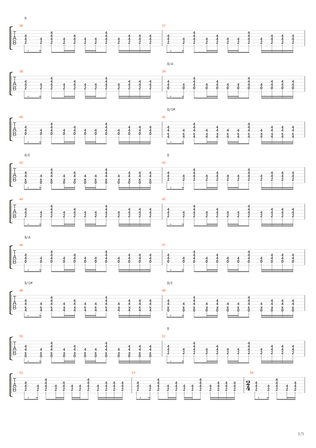 Lift吉他谱