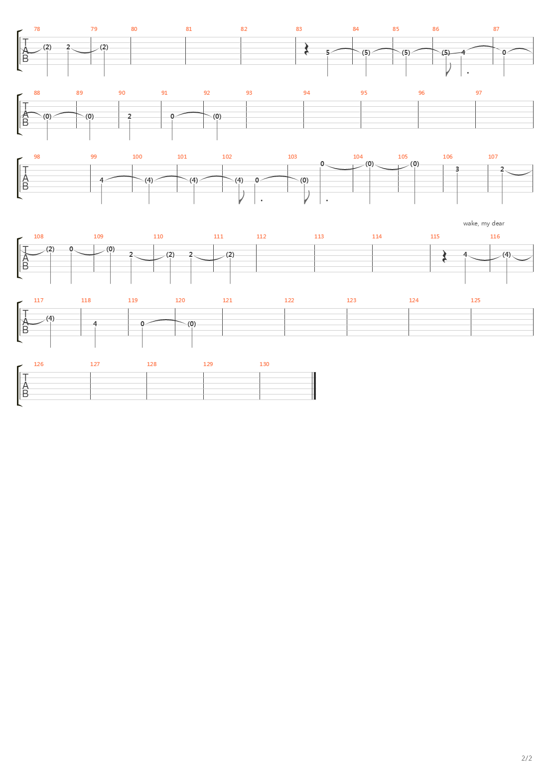 Melatonin吉他谱