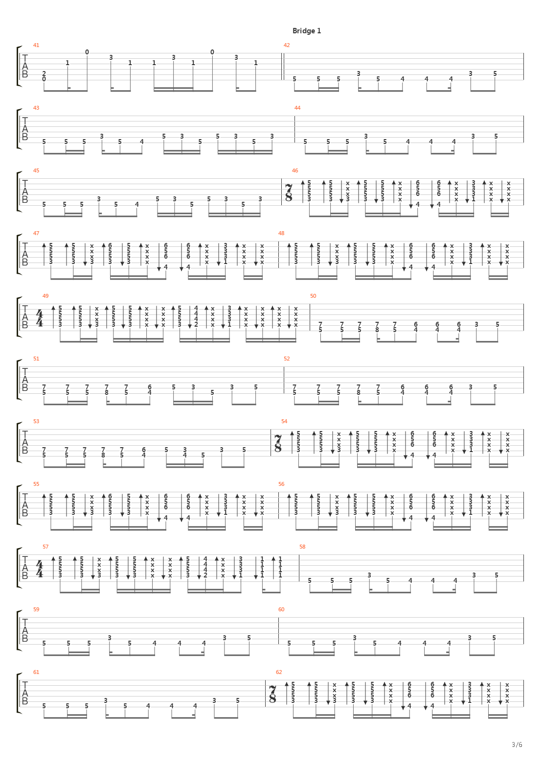 Paranoid Android吉他谱