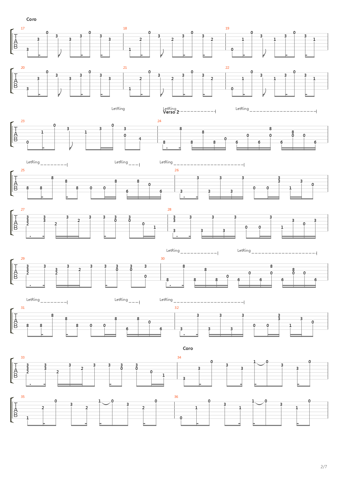 Paranoid Android吉他谱