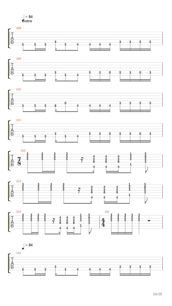 Paranoid Android吉他谱