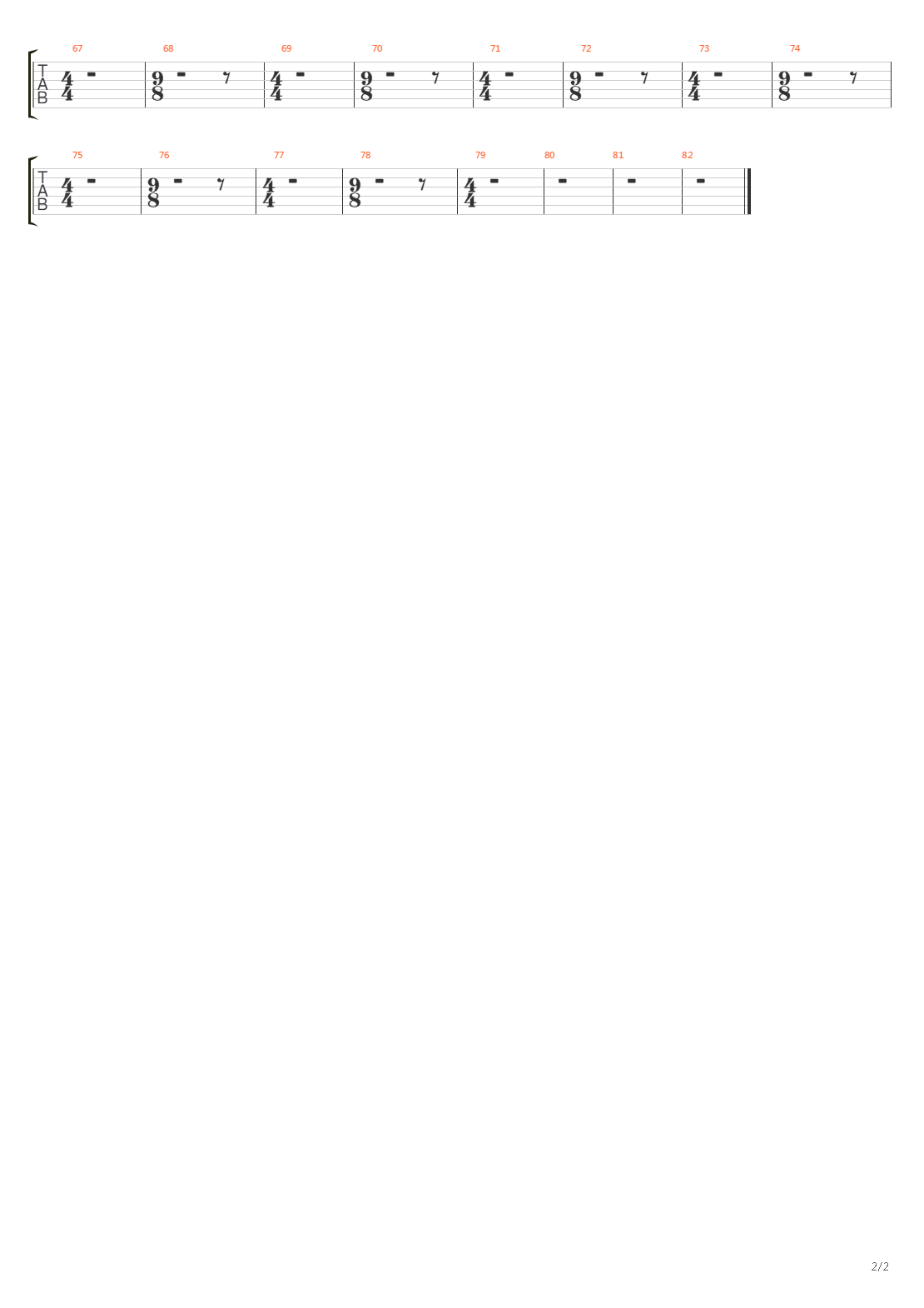 Polyethylene Parts 1 And 2吉他谱