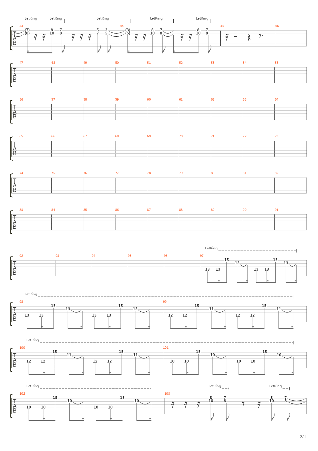 Staircase吉他谱