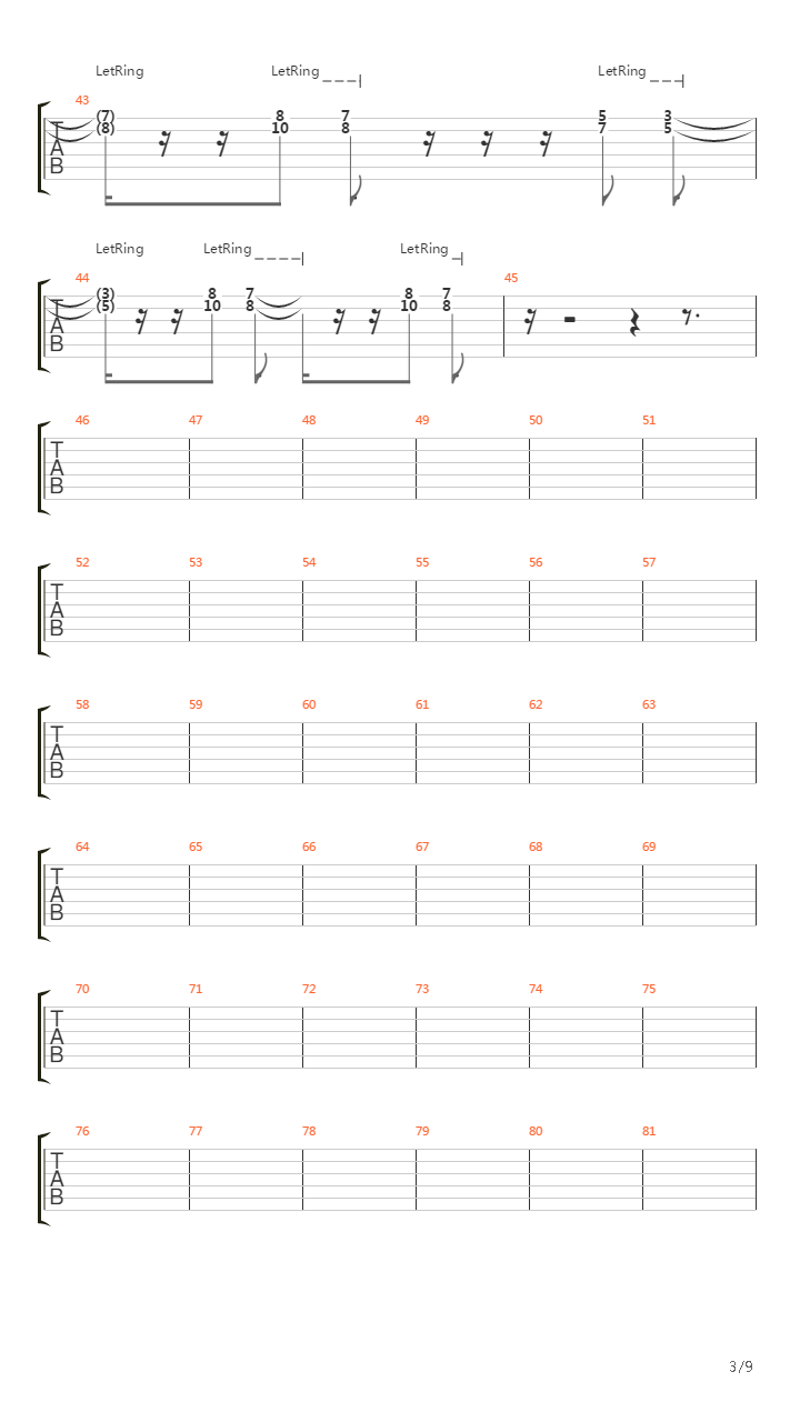 Staircase吉他谱