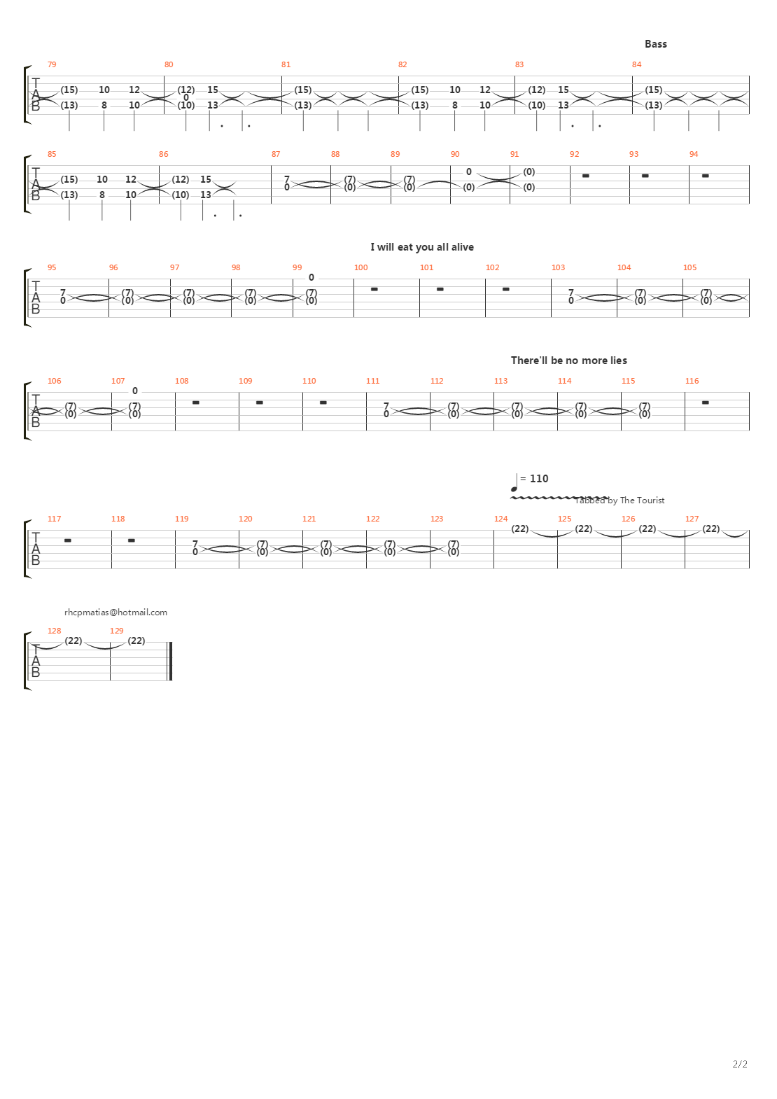 Where I End And You Begin吉他谱