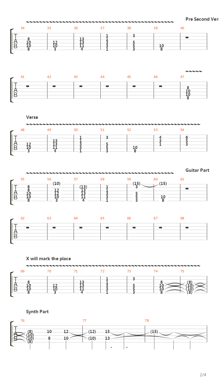 Where I End And You Begin吉他谱