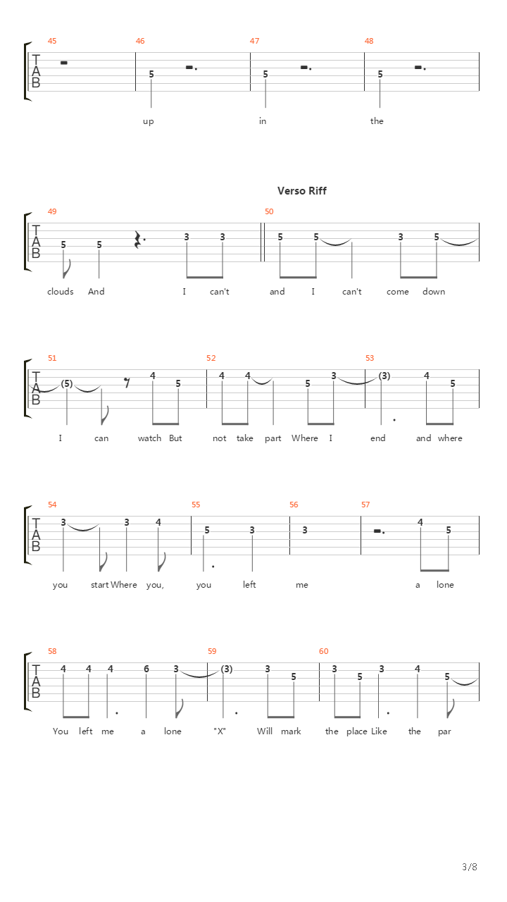 Where I End And You Begin吉他谱