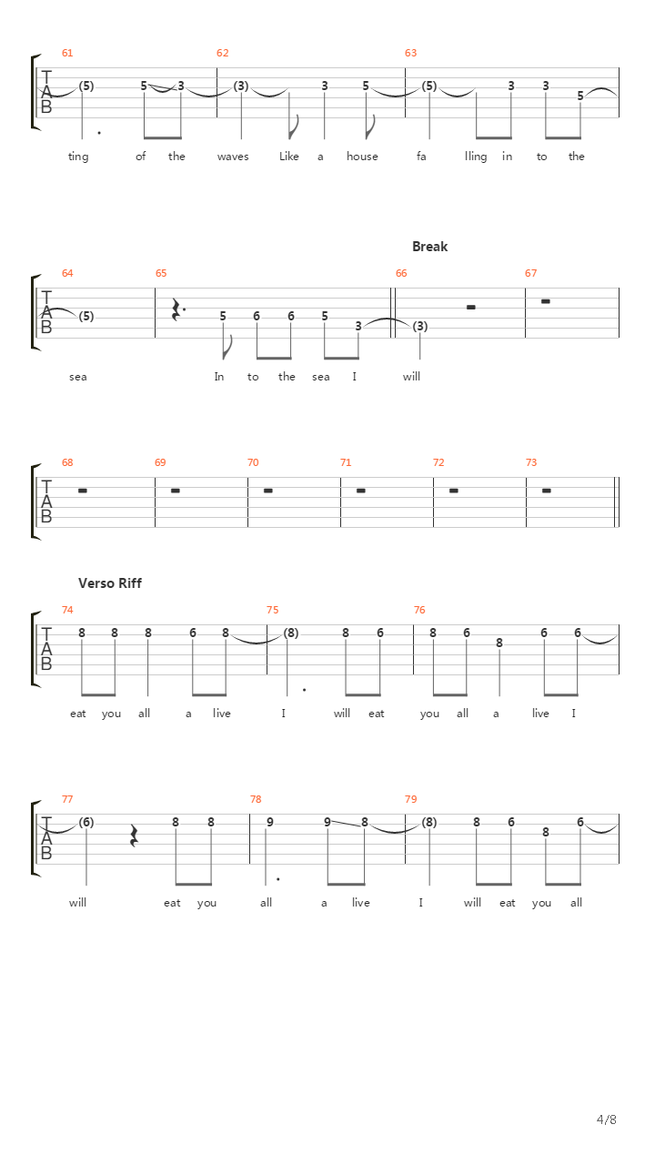 Where I End And You Begin吉他谱